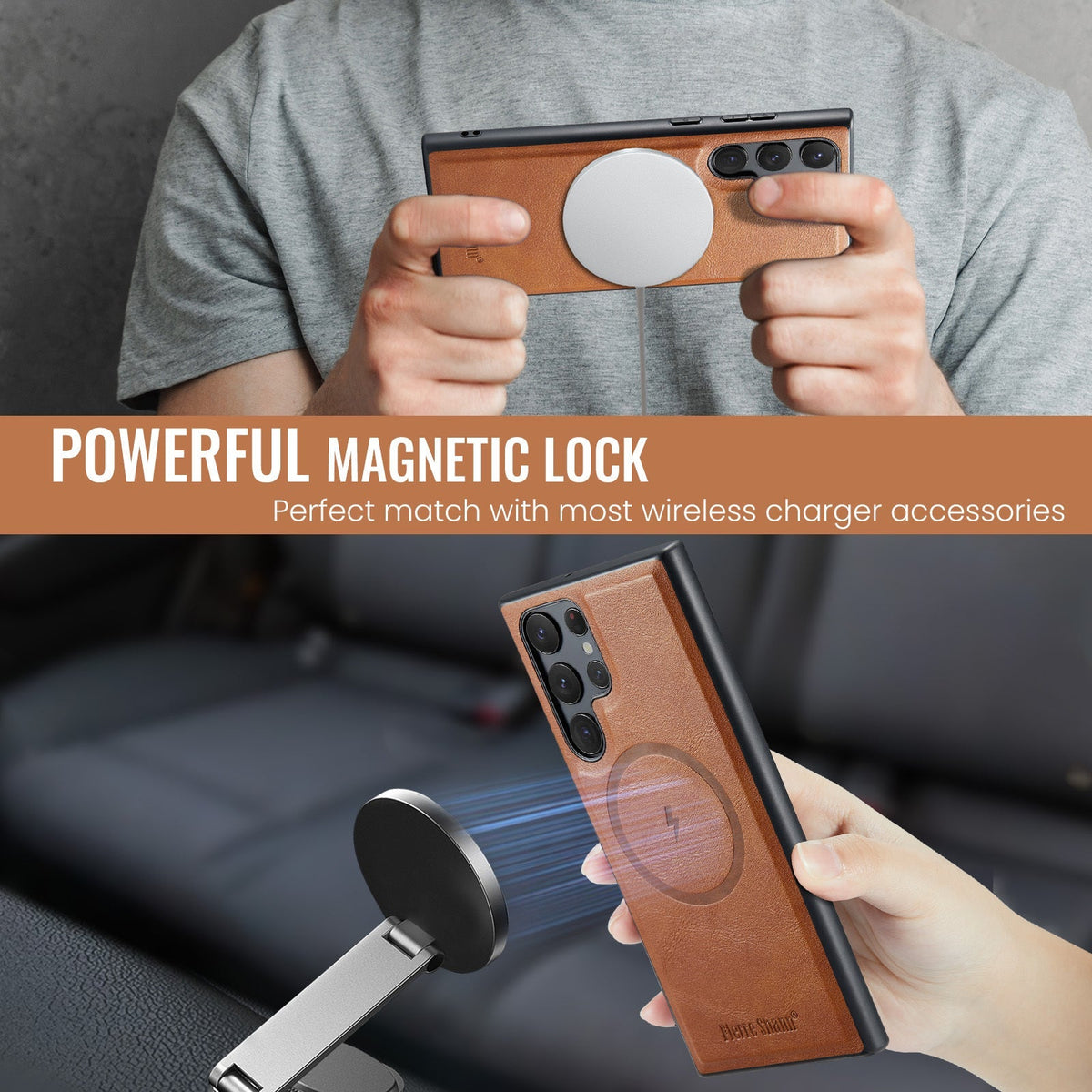 MagSnap Duo Case – 2-in-1 Magnetic Card Holder Phone Case