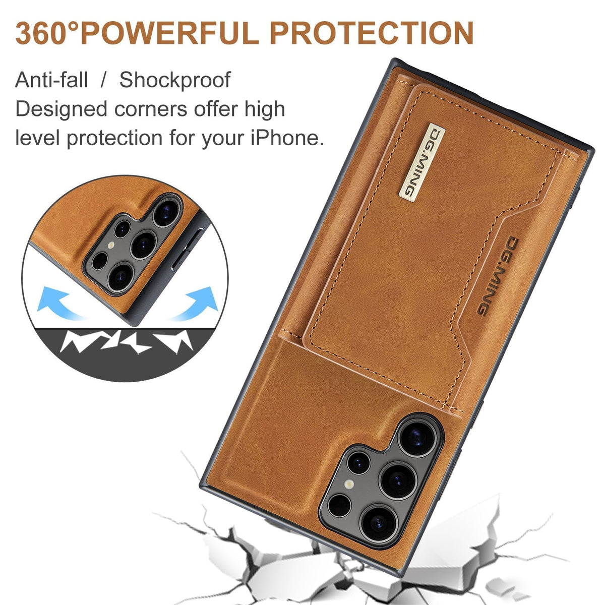 Leather Magsafe Wallet for Samsung Galaxy S Series