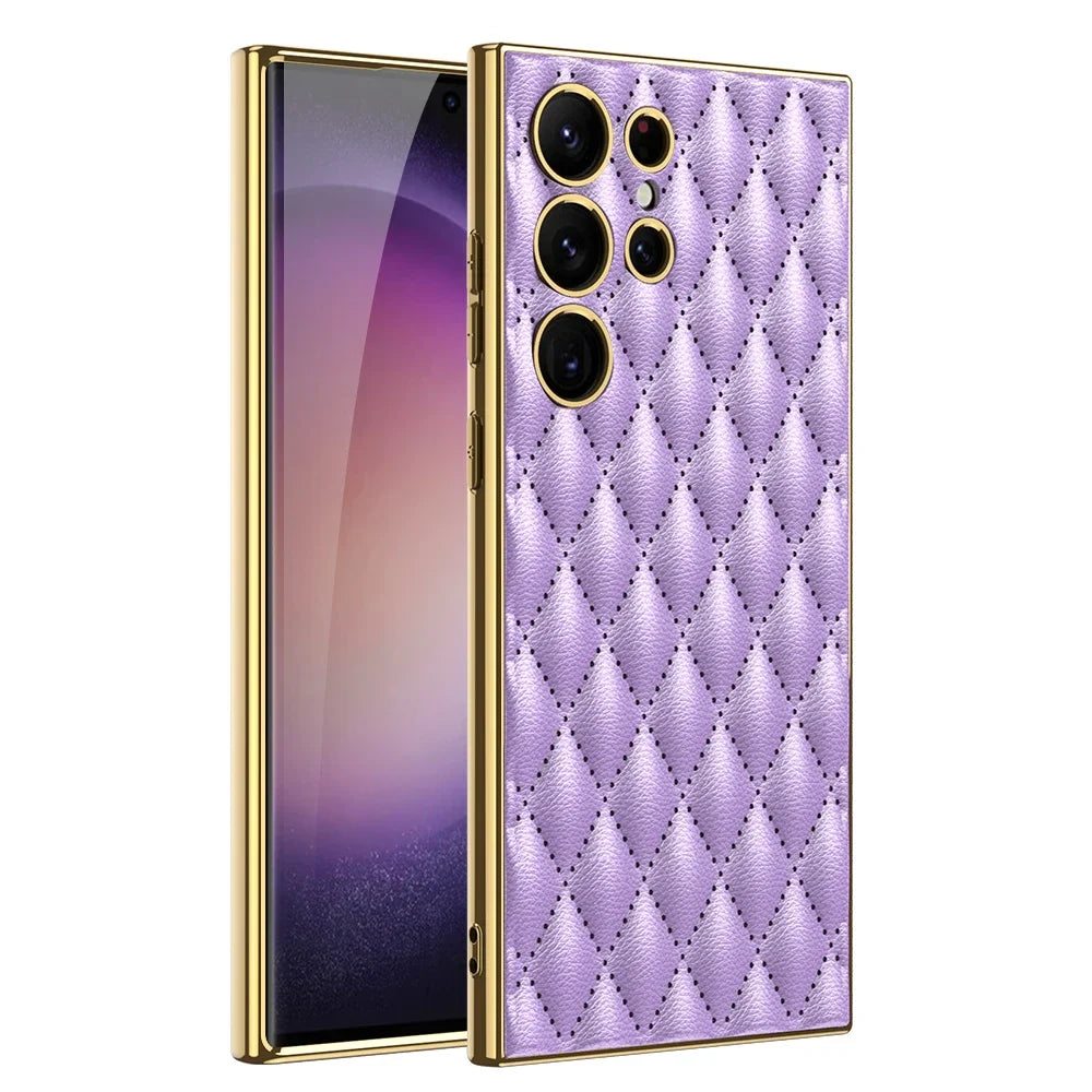 Samsung Galaxy S24 Luxury Leather Case - Odin case