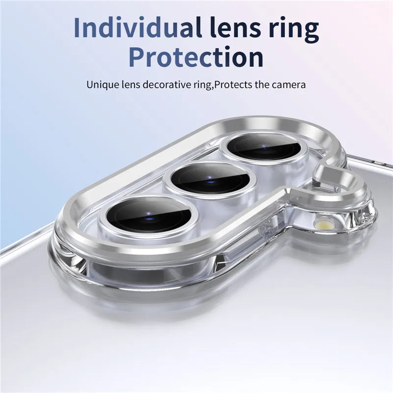 Transparent Kickstand Case for Galaxy Z Fold 7