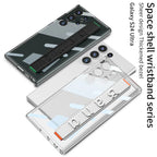 Shockproof Transparent S24 Ultra Case with Wristband - Odin case