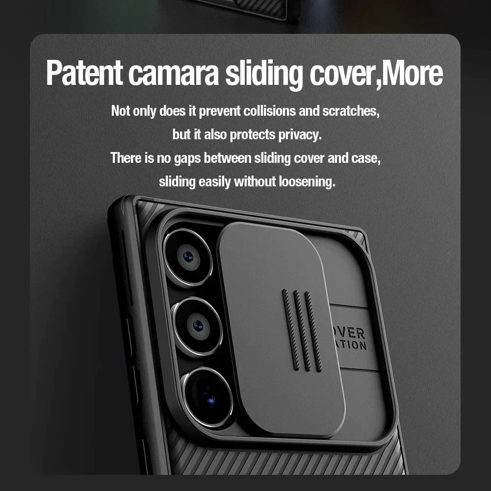 Shockproof S24 Ultra Case with Sliding Camera Protection - Odin case