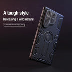 S24 Ultra Case Armor Case with Flip Lens Bracket - Odin case