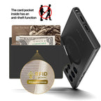 MagFold Pro Leather Case For Galaxy S25 & S24 Series