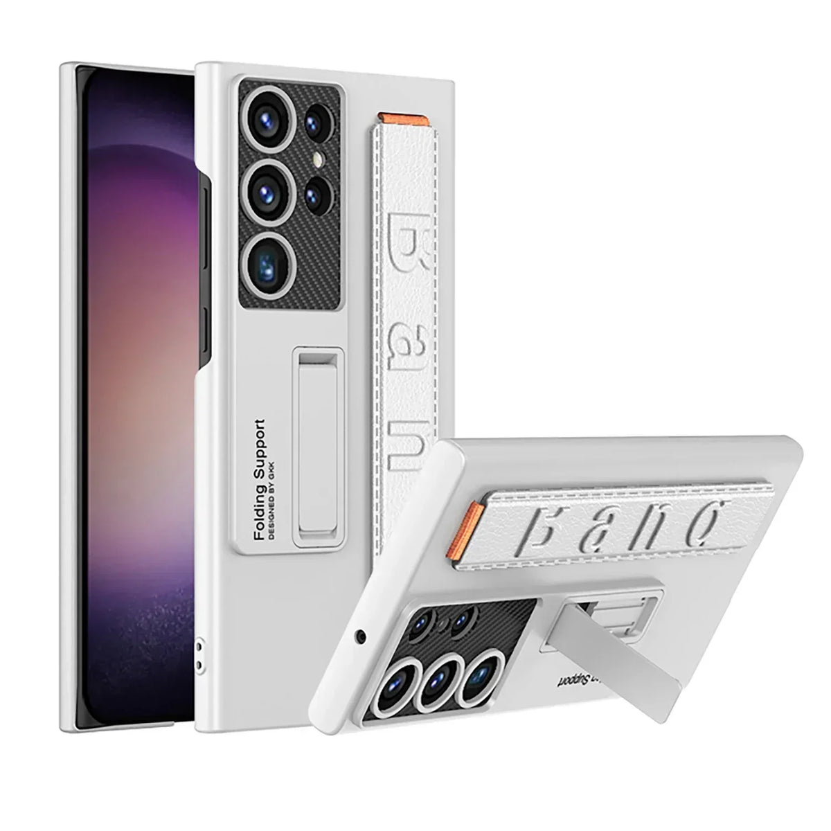 Shockproof S24 Ultra Case with Bracket & Wrist Strap - Odin case