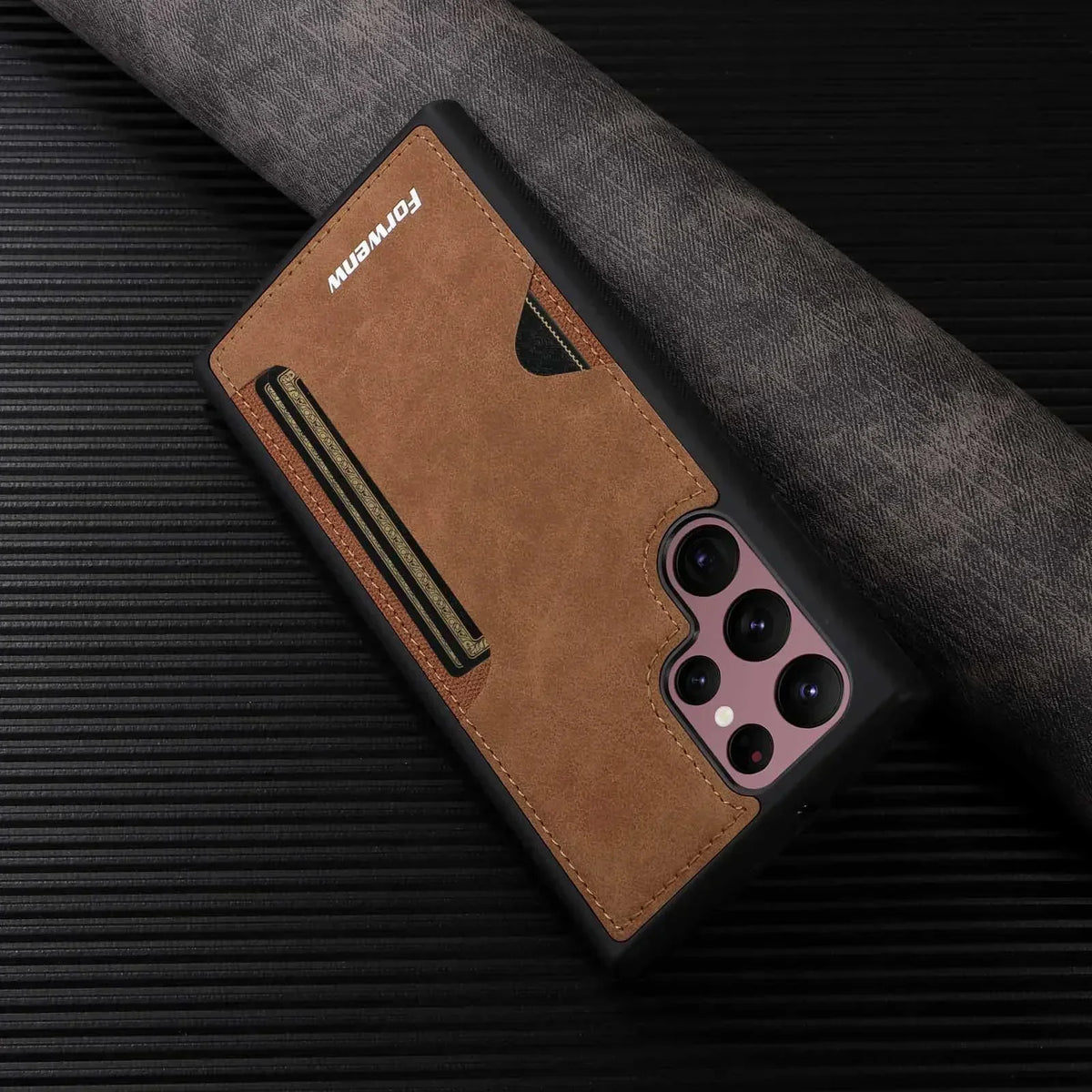 RetroVault™ Card Slot Leather Case