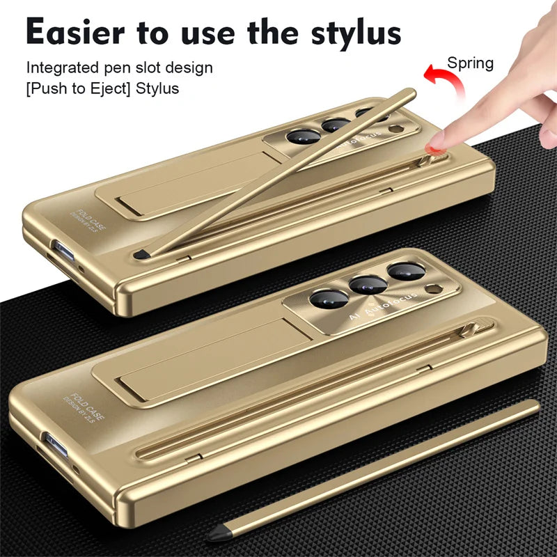 Hard Matte Case with S Pen Holder for Z Fold Series