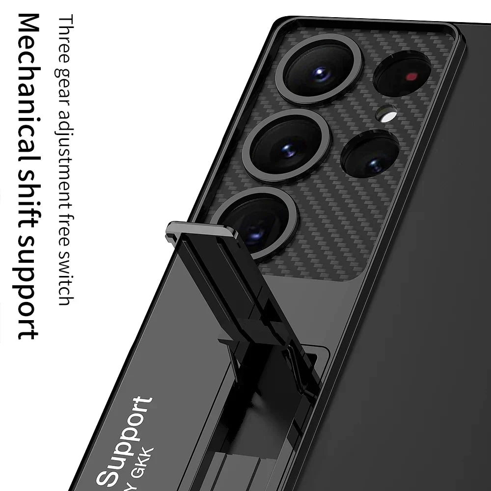 Ultra Thin Transparent S24 Case with Bracket - Odin case