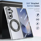 FlexShield Ring – Clear MagSafe Kickstand Case for Galaxy Z Fold Series