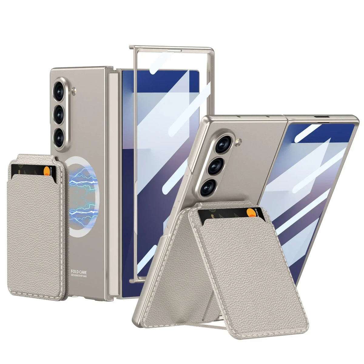 Magnetic Wallet Stand Case for Z Fold Series
