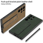 Shockproof Leather S24 Ultra Case with Folding Bracket - Odin case