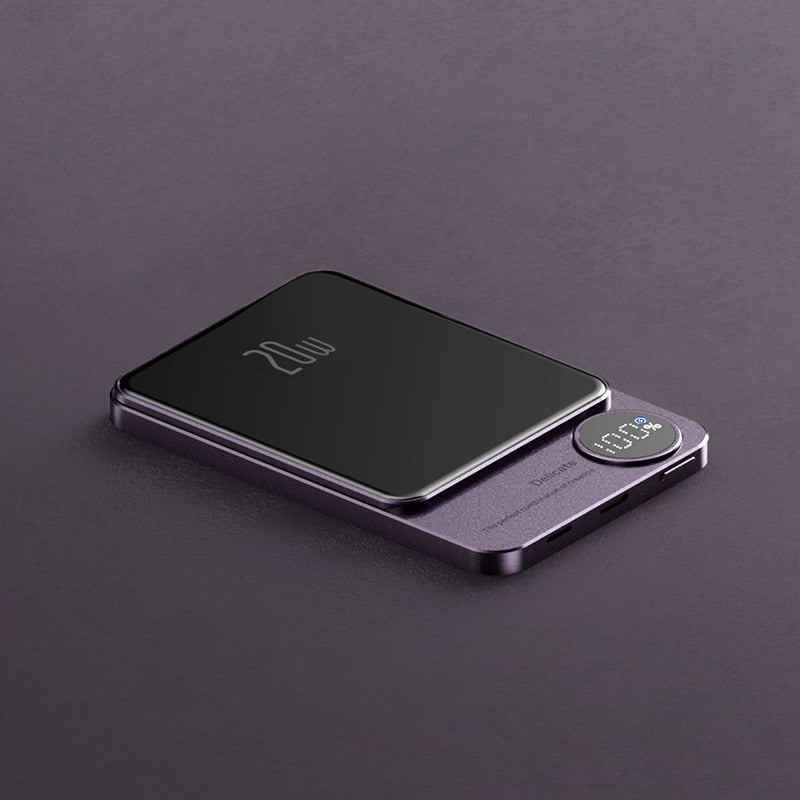 Mini Slim Magsafe Powerbank Magnetic Wireless - casestadium