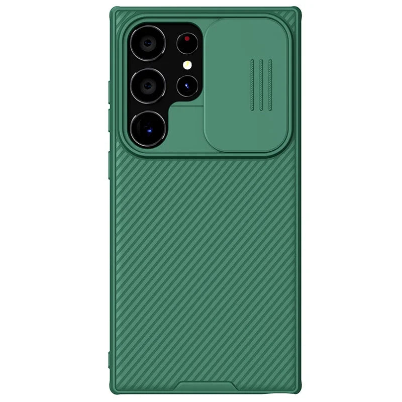 Magnetic S24 Ultra Case with Slide Lens Protection - Odin case