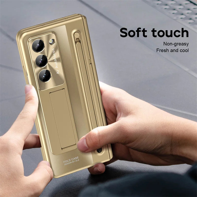 Hard Matte Case with S Pen Holder for Z Fold Series