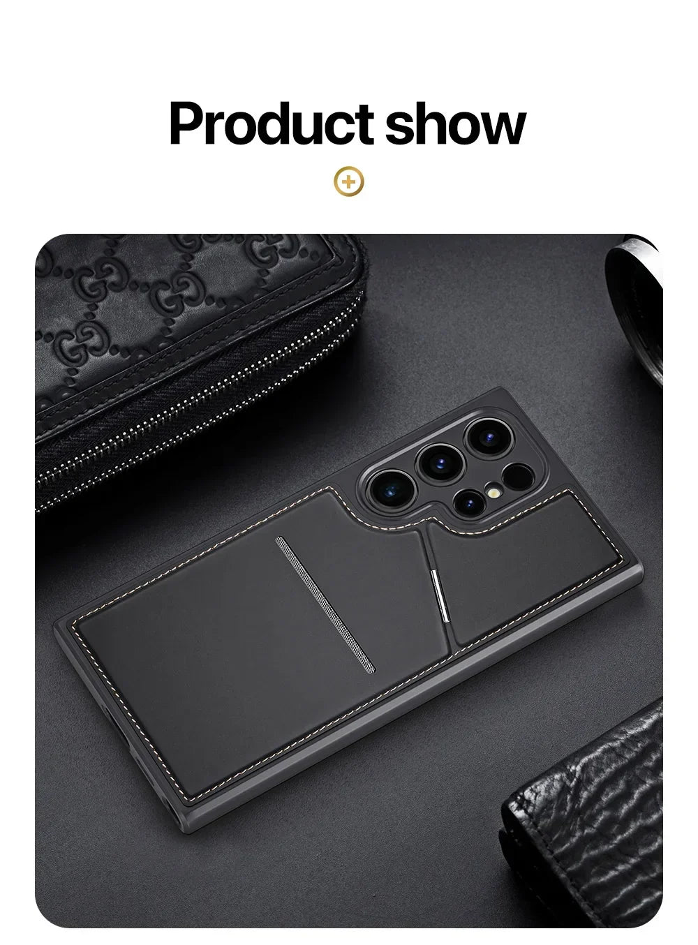 Magnetic 3-in-1 Wallet Case for Samsung S24 Series