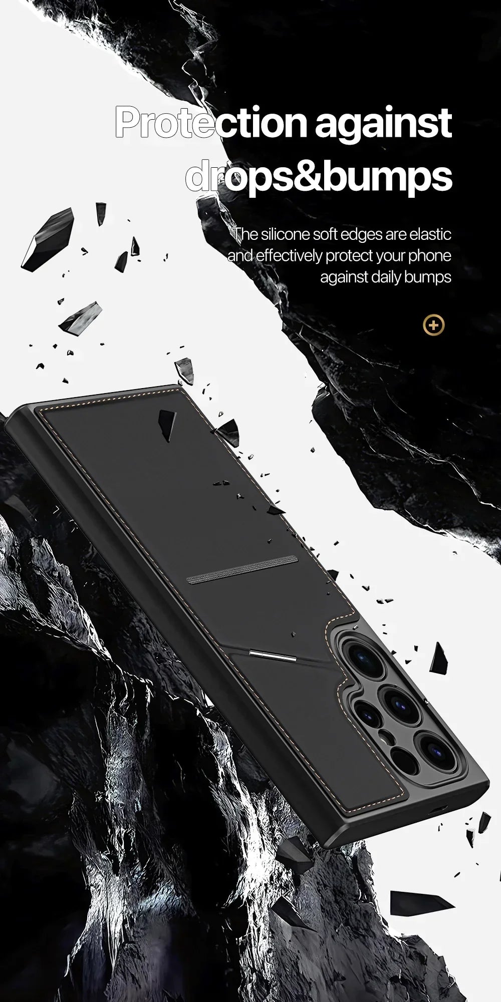 Magnetic 3-in-1 Wallet Case for Samsung S24 Series