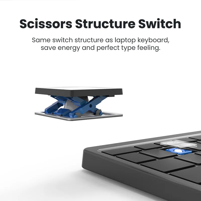 Folding Keyboard Wireless Bluetooth For Z Fold Series - Odin case
