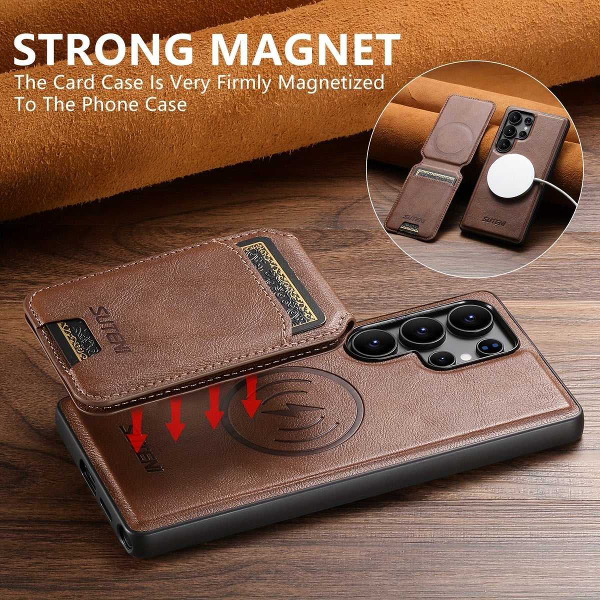 MagFold Wallet Stand Case For Samsung Galaxy S Series
