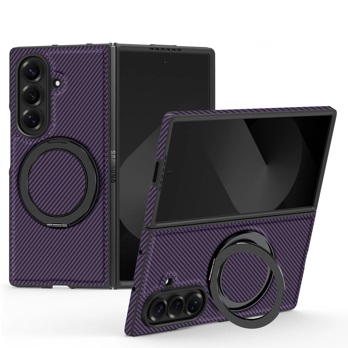 FoldArmor Carbon – MagSafe Ring Case for Galaxy Z Fold Series